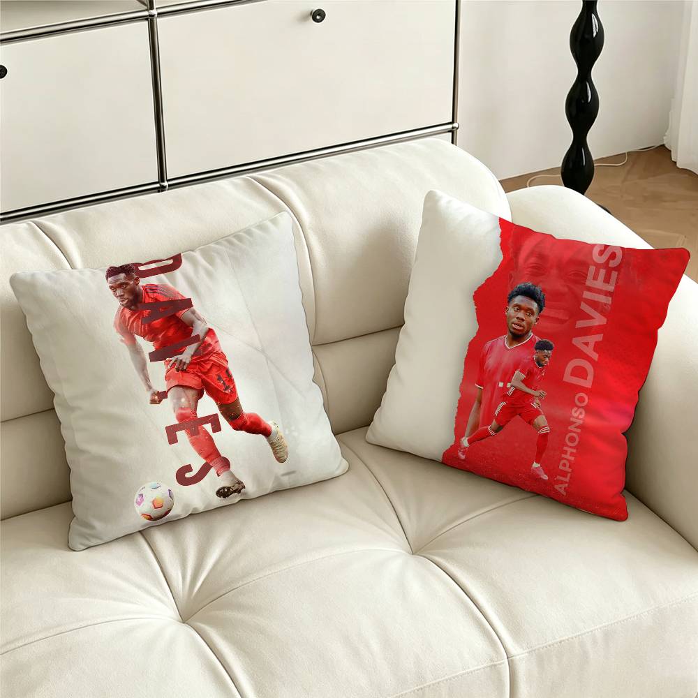 Home Textiles Canada - غطاء وسادة كندا A-Alphonso D-Davies، غطاء