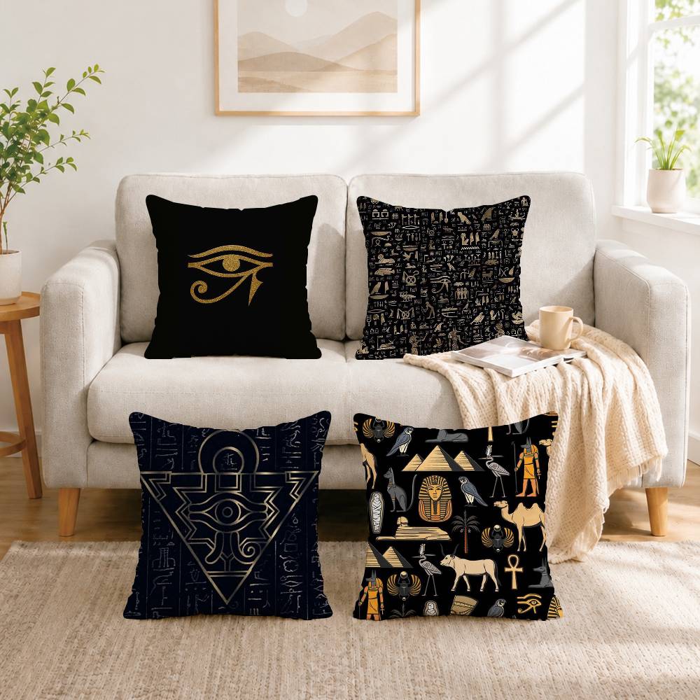 Home Textiles Egypt - غطاء وسادة مطبوع على الوجهين بتصميم