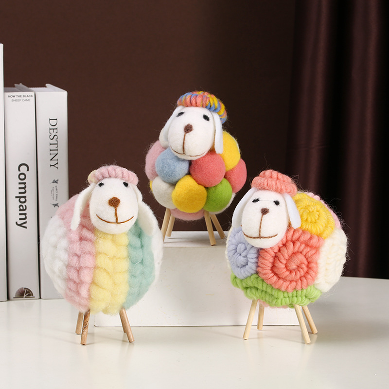 Home Textiles China - 1 قطعة ورأى جميل الأغنام زخرفة