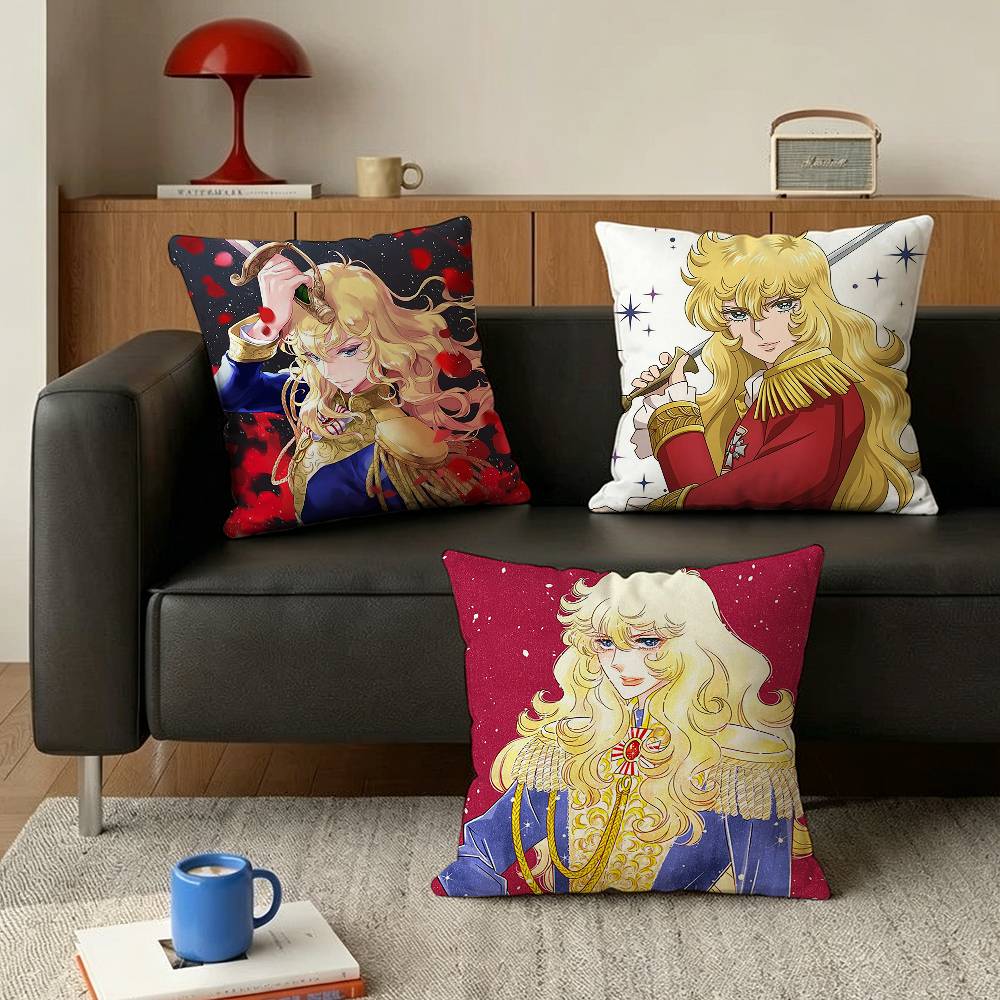 Versailles Home Textiles - غطاء وسادة مربع الشكل من ليدي