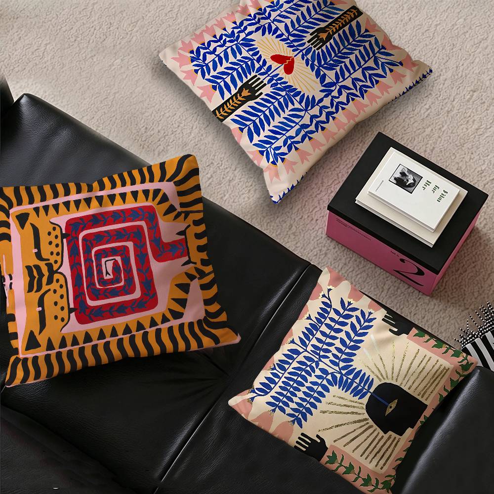 غطاء وسادة مطبوع بتصميم نمر مل - مراجعة Home Textiles Egypt وسعره