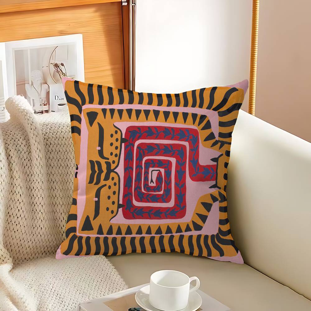 غطاء وسادة مطبوع بتصميم نمر مل - مراجعة Home Textiles Egypt وسعره