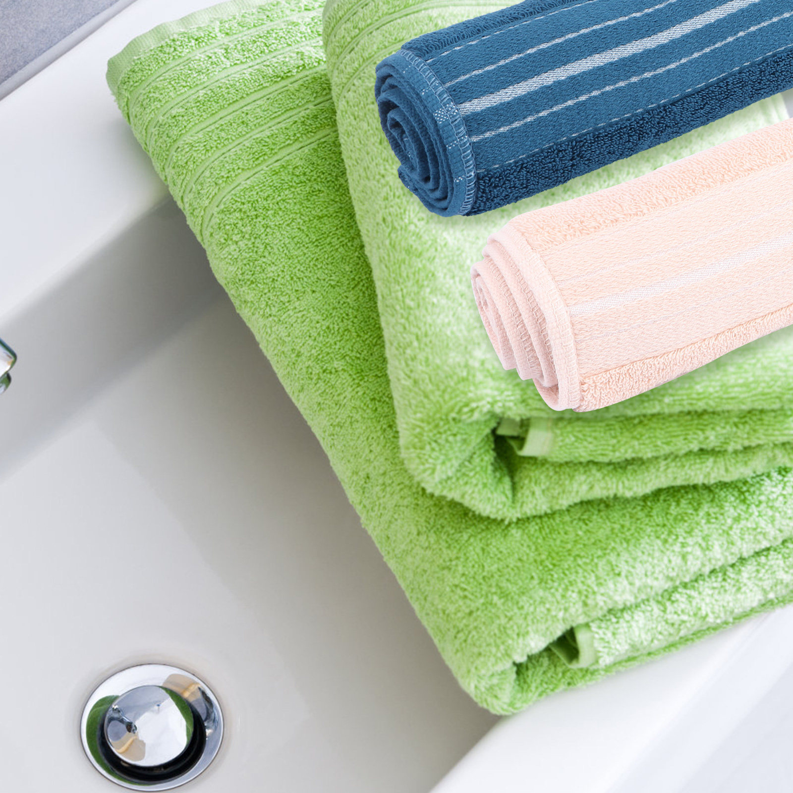 منشفة وجه قطنية نقية، سميكة ون - مراجعة Home Textiles In Pakistan وسعره