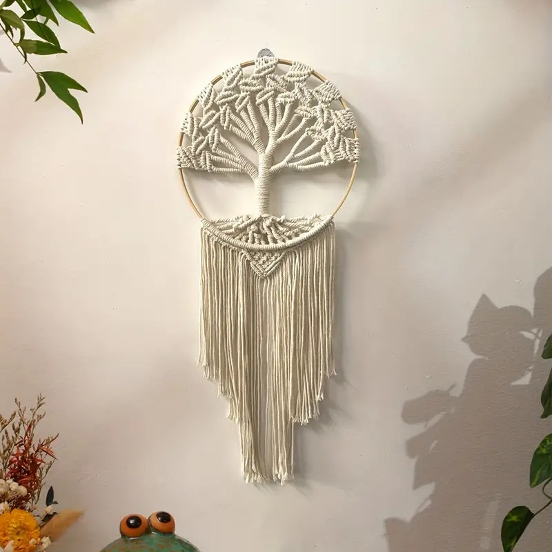 شجرة الحياة مكرامية الجدار الش - مراجعة Home Textiles Discount وسعره