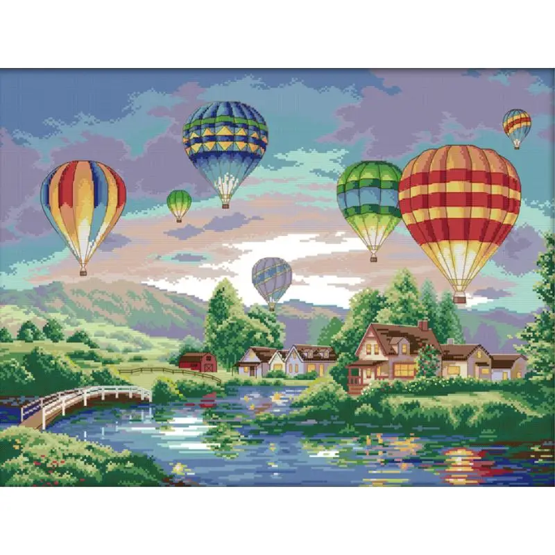 الملونة بالونات الهواء الساخن  - مراجعة Home Textiles Discount وسعره