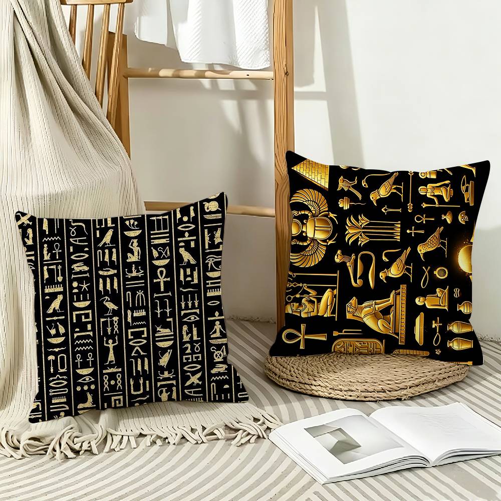 غطاء وسادة مطبوع بنمط الهيروغل - مراجعة Home Textiles Egypt وسعره