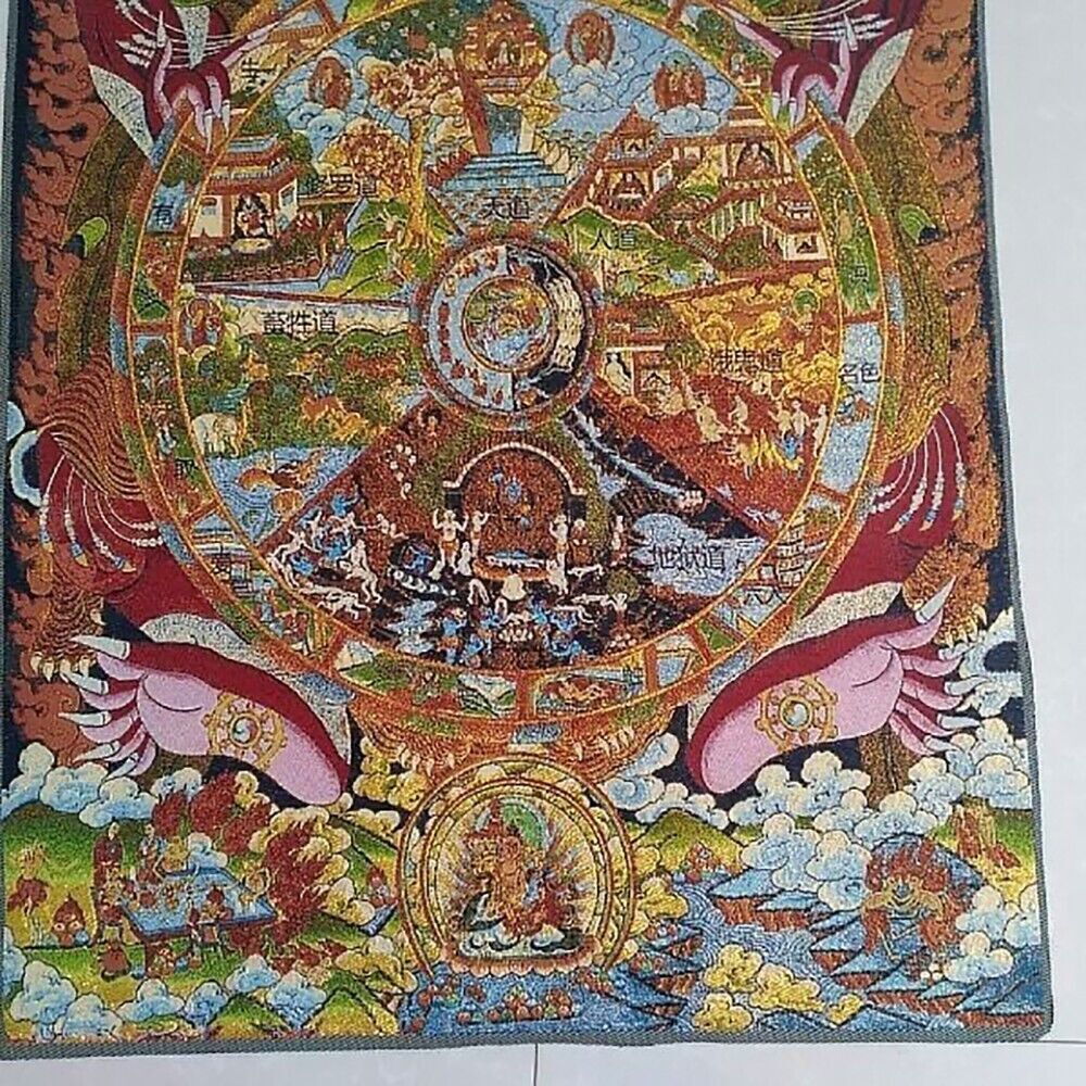 لوحة حريرية بوذية للحماية، ديك - مراجعة Home Textiles China وسعره