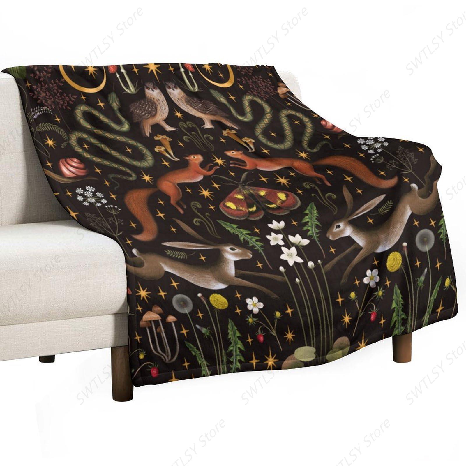 بطانية رمي الغابات الريفية، حك - مراجعة Home Landing Textiles وسعره
