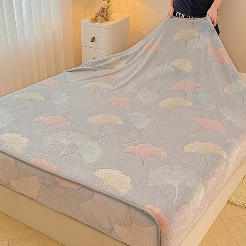 طقم ملاءات سرير مخملية للخريف  - مراجعة Home Textiles Fabric وسعره