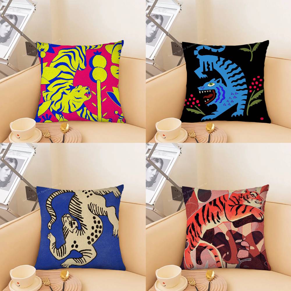 غطاء وسادة مربع عصري بتصميم ال - مراجعة Home Textiles Egypt وسعره