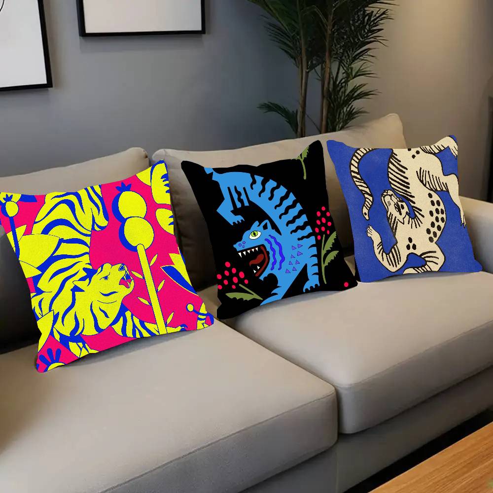 غطاء وسادة مربع عصري بتصميم ال - مراجعة Home Textiles Egypt وسعره
