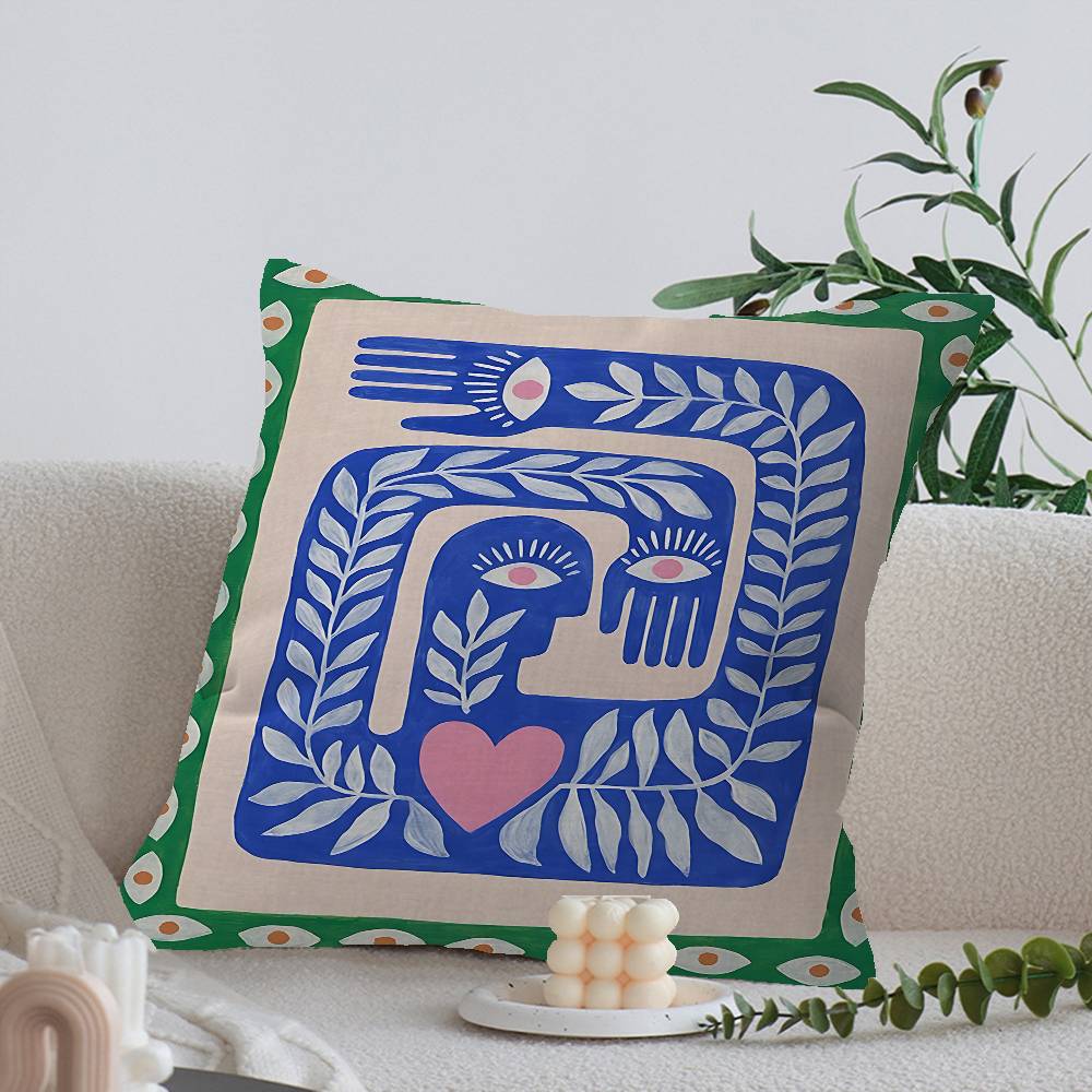 غطاء وسادة بتصميم النمر والنمر - مراجعة Home Textiles Egypt وسعره