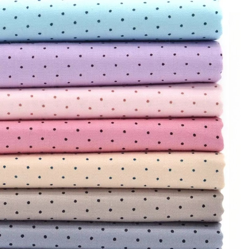 قماش قطني منقوش بنقاط صغيرة 16 - مراجعة Home Textiles Discount وسعره