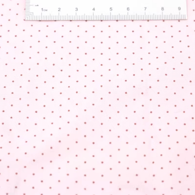 قماش قطني منقوش بنقاط صغيرة 16 - مراجعة Home Textiles Discount وسعره